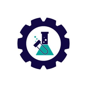 chemistry logo template illustration free vector